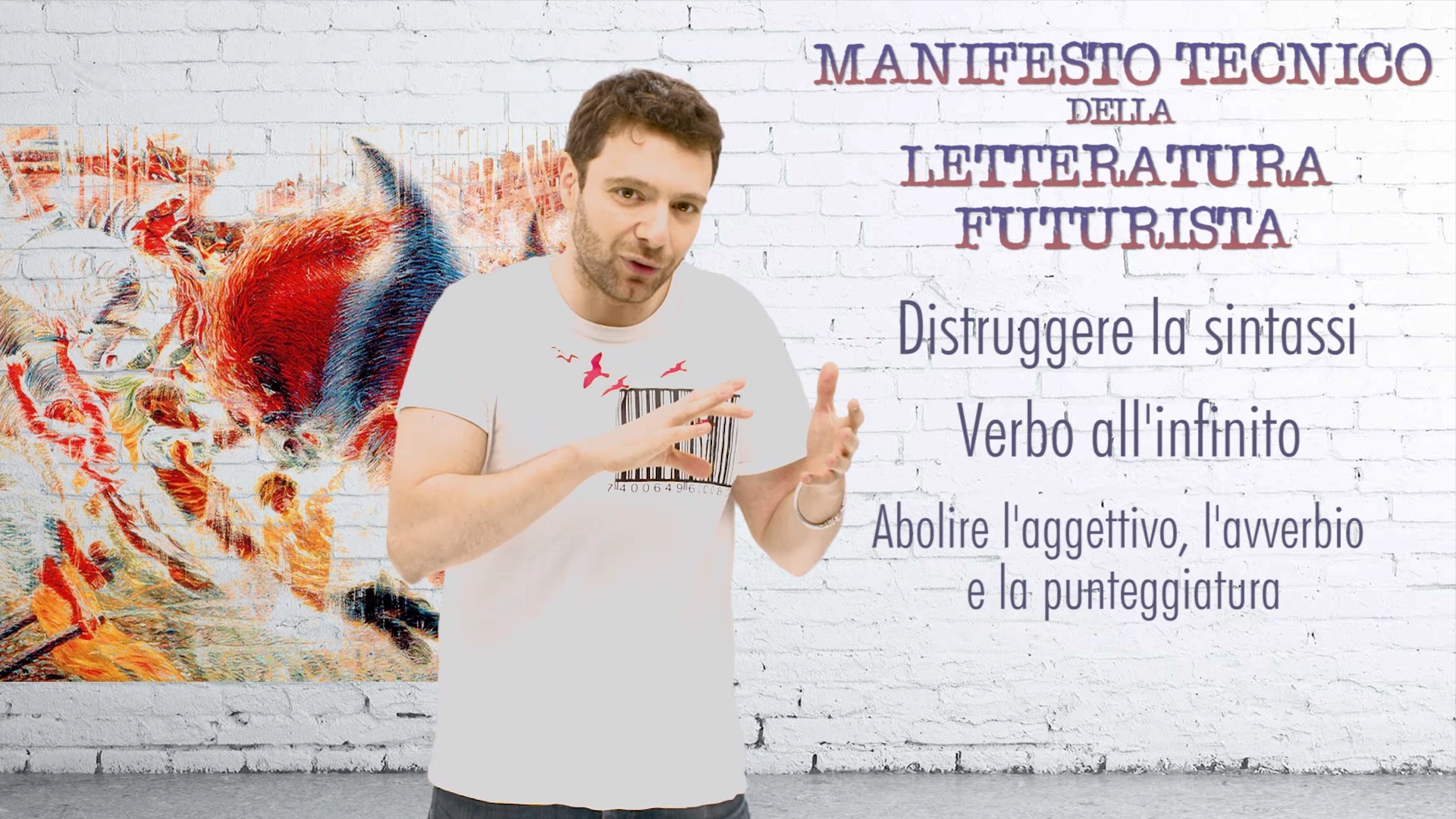 Il manifesto Tecnico della letteratura Futurista